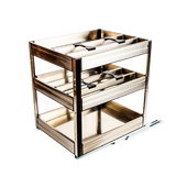 MULTIFUNCTIONAL DRAWER BASKET WITH CLOSING SLIDE