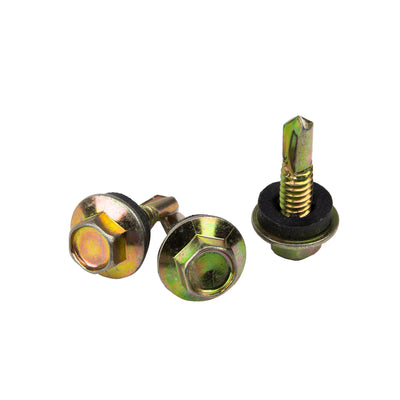 HEXAGONAL HEAD SELF-DRILLING SCREWS FOR METAL