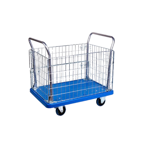 HEAVY DUTY MULTI PURPOSE WIRE MESH TROLLEY