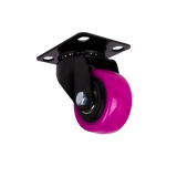 PU CASTOR – PINK - SWIVEL