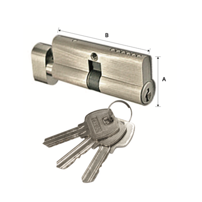 SINGLE CYLINDER WITH 3 NORMAL KEY